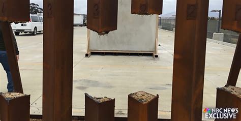 Test of steel prototype for border wall showed it could be sawed through