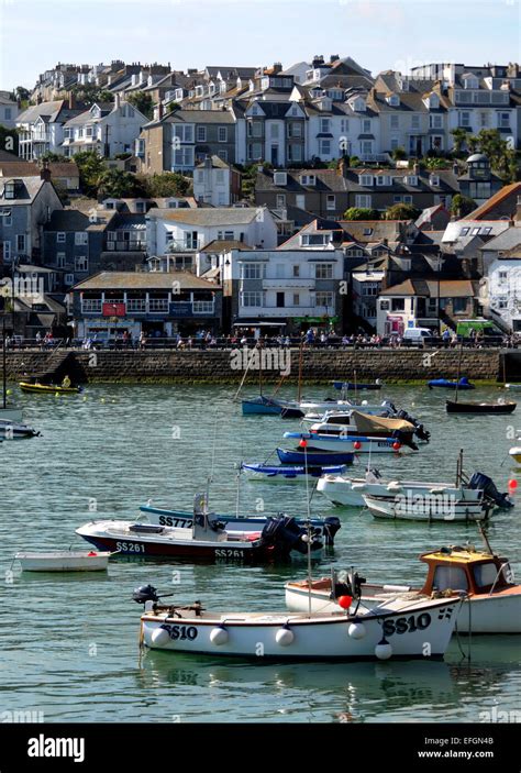 The harbour at St. Ives, Cornwall Stock Photo - Alamy