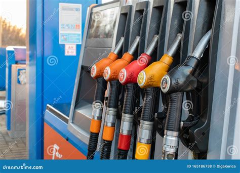 21-11-2019, Moscow Region, Russia. Pumps with Different Types of ...