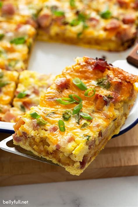 Hash Brown Egg Casserole - Belly Full