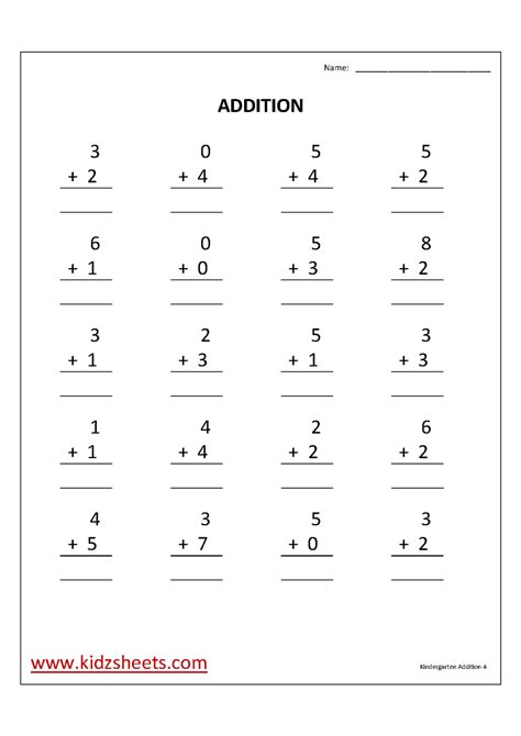 free printable basic math worksheets activity shelter - free printable kindergarten worksheets ...