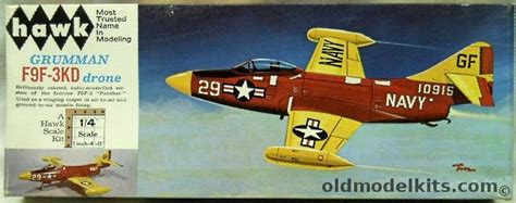 Hawk 1/48 Grumman F9F-3KD Drone Panther - GMSRon Two - (F9F3KD), 502-130