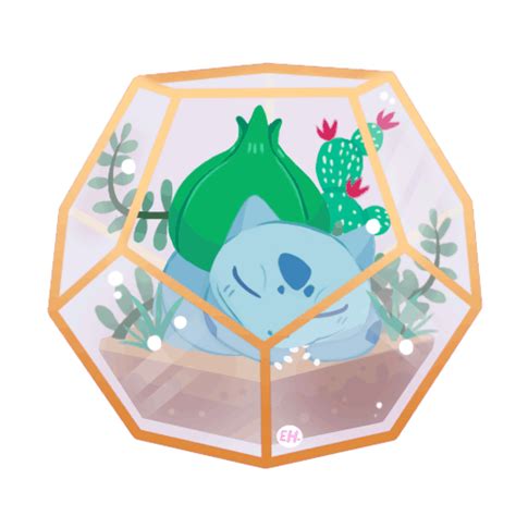 Bulbasaur Terrarium Gif by PsycoPink on DeviantArt