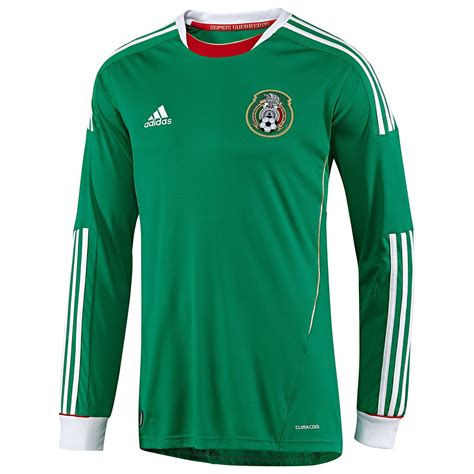 adidas Mexico long sleeve home jersey Gold Cup/Copa America 2011 | Seleccion de mexico, Fútbol