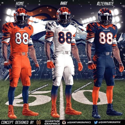 Pin by Julian Pereira on Costume Design | Broncos uniforms, Denver broncos football, Broncos ...