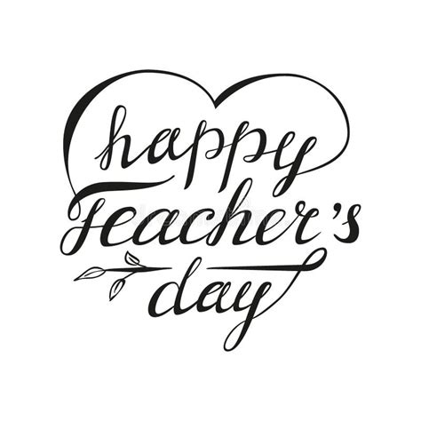 Teachers Day Clipart Black And White