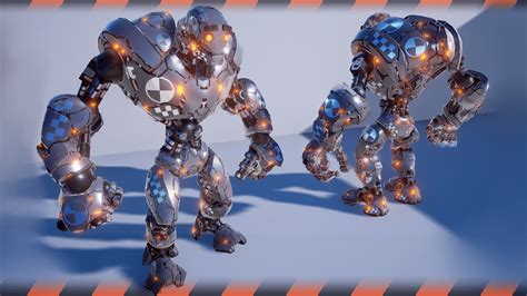 Crash Test Robot Dummy by Adrian M in Characters - UE4 Marketplace