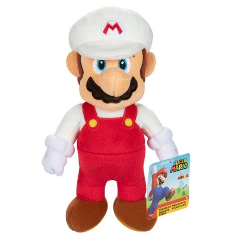 Super Mario Bros. Fire Mario Plush 9" - Super Retro - Merchandise