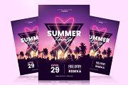 Summer Party Flyer | Flyer Templates ~ Creative Market