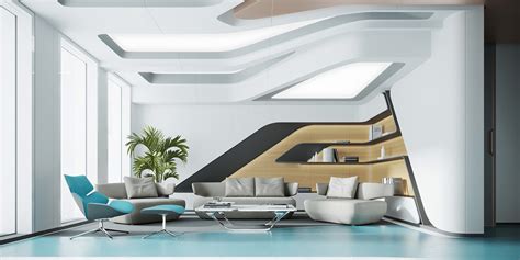 Futuristic Home Interiors Shaped By Technological Inspiration