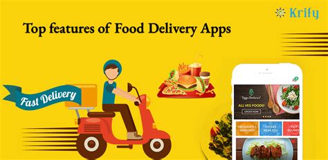 Top Features of Food Delivery App - Krify - Web and Mobile App Design ...