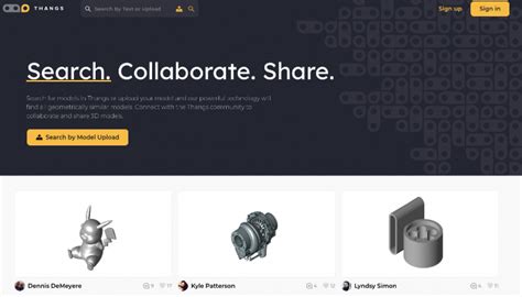 Thangs, the new most powerful search engine for 3D models? - 3Dnatives