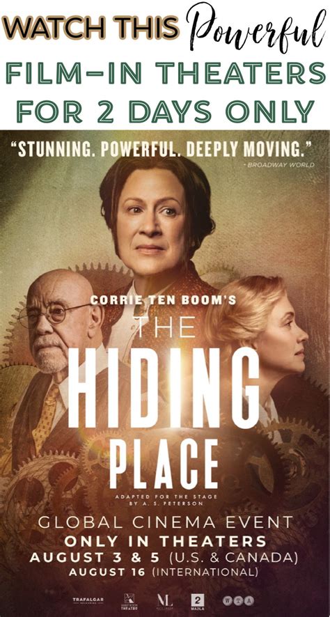 The Hiding Place- In Theaters August 3 & 5 Only! (+ Amazon Gift Card Giveaway) | Emily Reviews