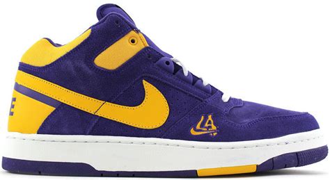 Pre-owned Nike Delta Force 3/4 La Lakers In Court Purple/del Sol | ModeSens | Nike, La lakers ...