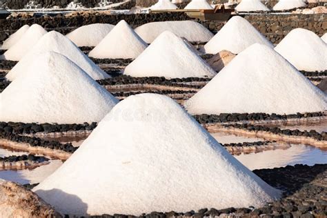 183 Spain Canary Islands Lanzarote Sea Salt Production Stock Photos ...