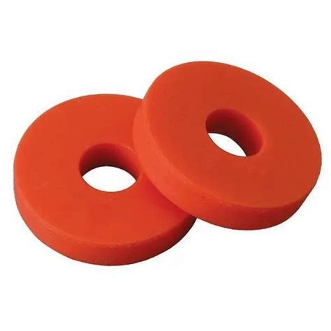 Silicon Orange Food Grade Flat Rubber Gaskets, Aura Polymer Industries | ID: 21841724530