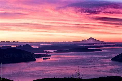 "Sunrise Over Mount Baker, Washington" by Stocksy Contributor "Misha ...