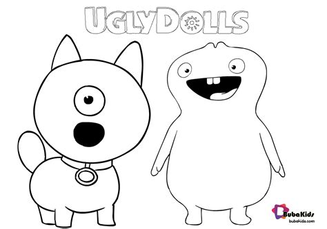 Free download and printable Ugly Dolls coloring page. - BubaKids.com