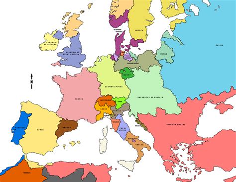 Image - Europe Map 1850 (VOE).png - Alternative History