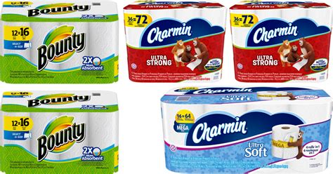 NEW Charmin & Bounty Coupons = Charmin Toilet Paper ONLY 41¢ Per Roll ...