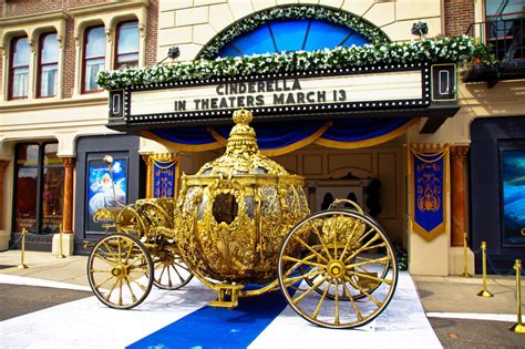 PHOTOS: Carriage from live action "Cinderella" movie arrives at Disney ...