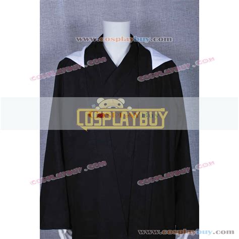 Tron Legacy Kevin Flynn Clu Cosplay Costume Black Kimono With Hat