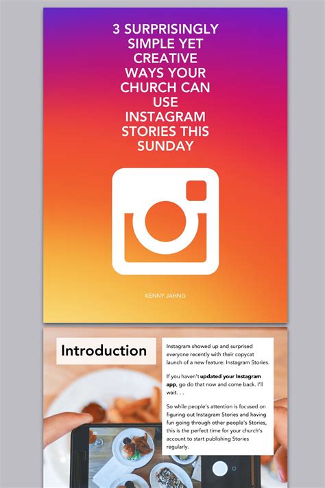 3 Surprisingly Simple Yet Creative Ways Your Church Can Use Instagram Stories This Sunday ...