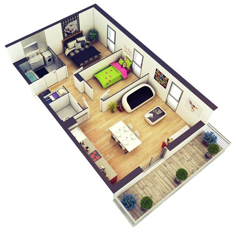 Desain Rumah Sederhana 2 Kamar Tidur