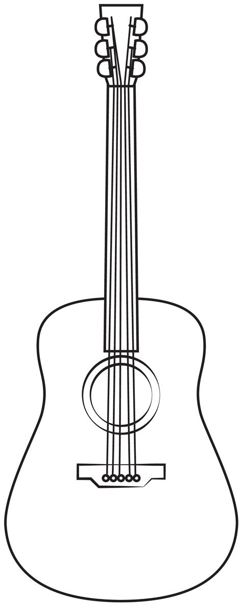 Free Printable Guitar Coloring Pages Coloring Pages