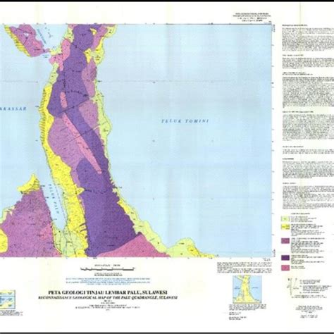 Gambar 1. Peta Geologi Lembar Palu, Sulawesi (Sukamto, 1973). | Download Scientific Diagram