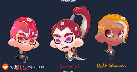 Heres my (new) Octoling boy hairstyles! i hope you like them! : splatoon