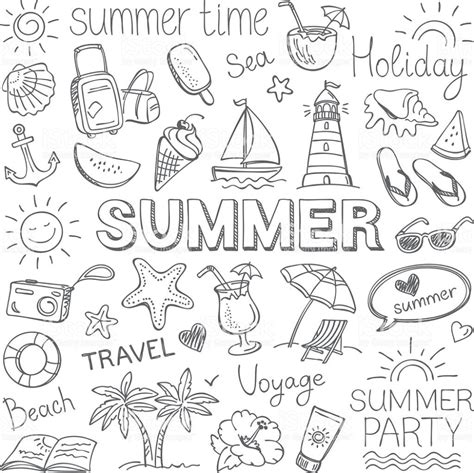 Summer royalty-free summer stock vector art & more images of summer ...