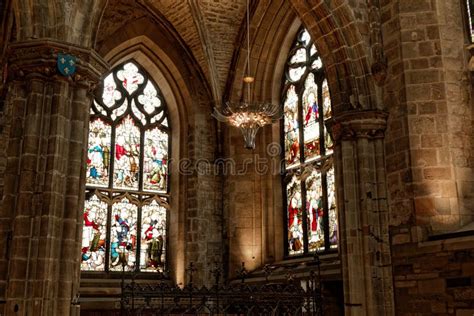 St Giles Cathedral Interior - Edinburgh, Scotland Editorial Stock Image ...