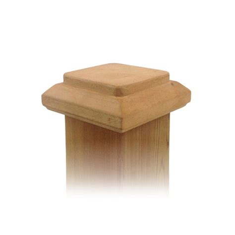 4x4 Traditional Wood Post Cap - Fence and Deck Caps | Copper Tops USA