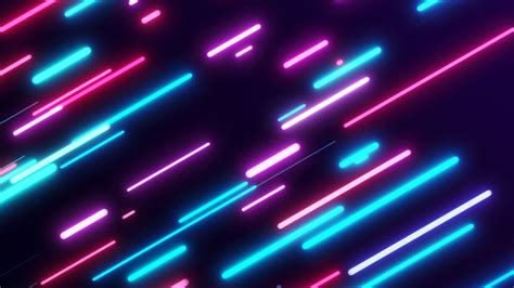 Rounded Neon Red and Blue lines Background video | Footage | Screensaver - YouTube