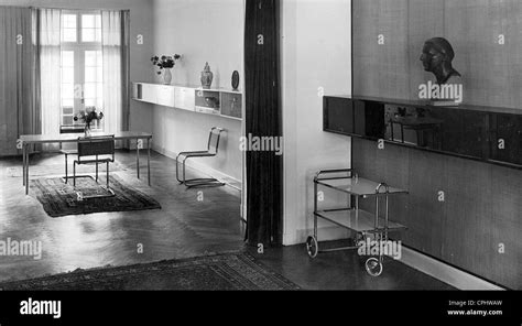 Interior decoration in Bauhaus style created by Marcel Breuer, 1926 ...