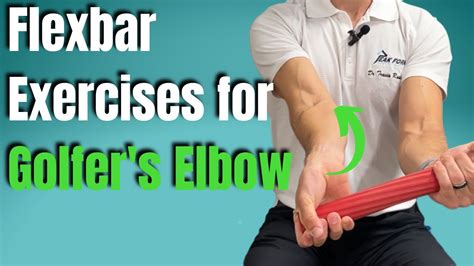 Golfer's Elbow Flexbar Exercises | San Diego Sports Chiropractic - YouTube