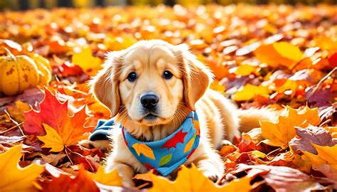 Autumn-Inspired Cute Fall Puppy Names