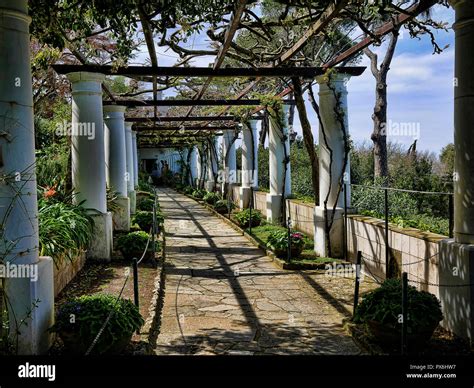 The Villa San Michele in Anacapri which was the home built by Swedish Doctor Axel Munthe.Its ...