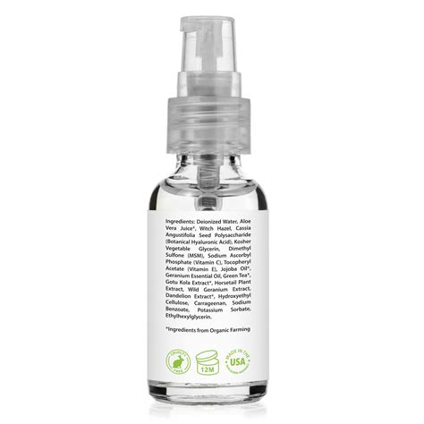 Hyaluronic Acid Serum for Skin With Vitamins C & E - 1 oz - Amara Beauty