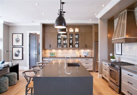 Mixing Gray and Beige in the Kitchen - Shining on Design
