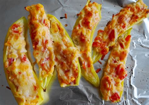 Stuffed Hungarian Wax Peppers (GF) | Busy Girl Healthy World | Hot ...