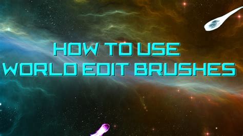 Minecraft - How to use world edit brushes! - YouTube