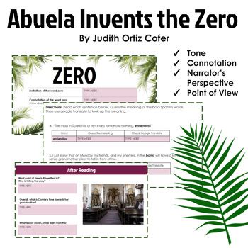 Abuela Invents the Zero - Tone, Narrator's Perspective, Point of View, Theme