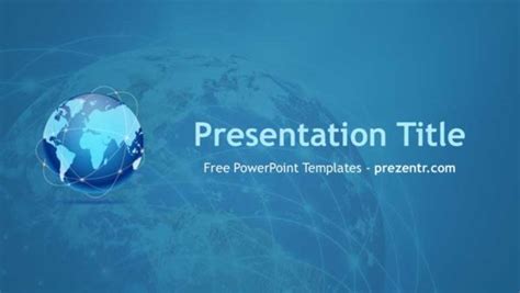 Free Globalization PowerPoint Template - Prezentr