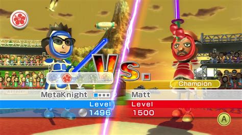 Meta Knight BPM Vs. Matt. | Wii Sports Resort Swordplay Duel. - YouTube