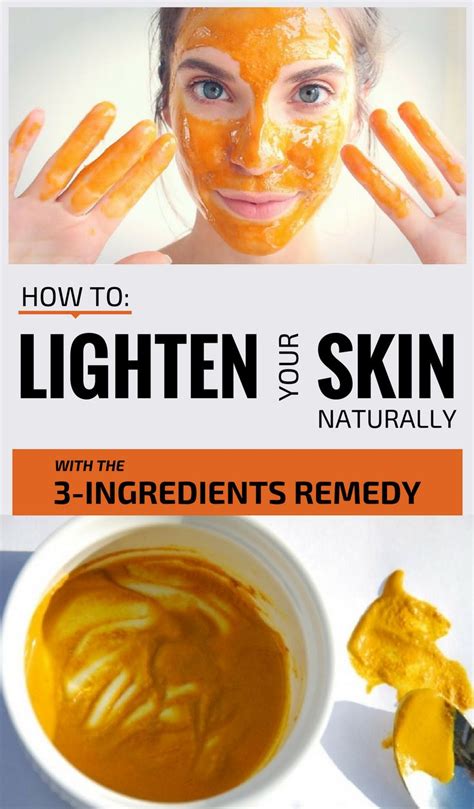 How To Lighten Your Skin Naturally With The 3-Ingredients Remedy | Natural skin lightening, Skin ...