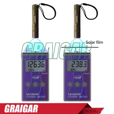 LS123 UV power meter test UV radiation luminance UV transmittance measurement-in Power Meters ...