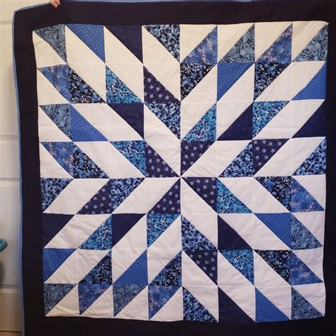 Starburst Quilt Pattern - Crochet Loves | Star quilt patterns, Half ...