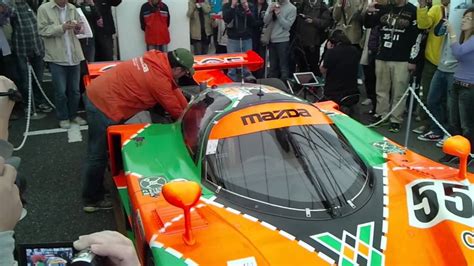 MAZDA 787B Engine Warming up - YouTube